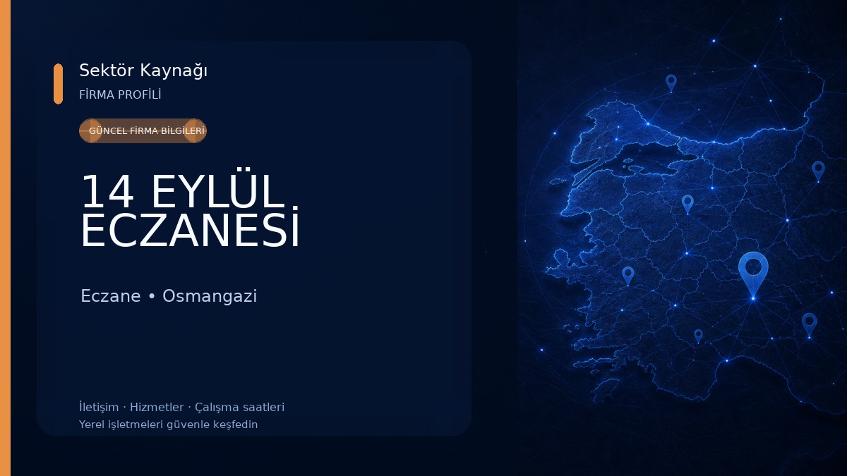 14 EYLÜL ECZANESİ Eczane