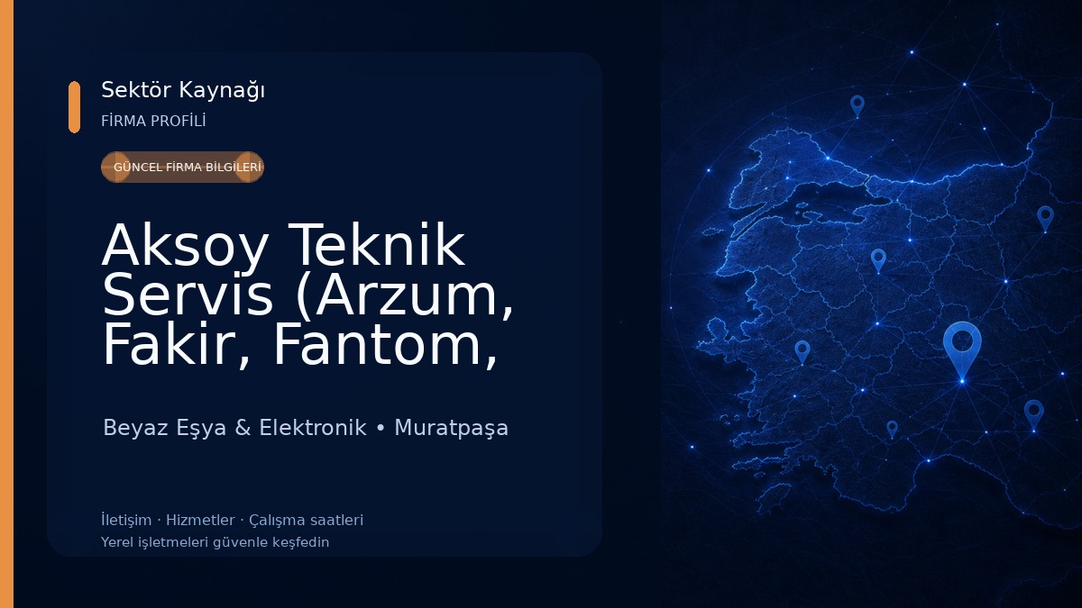 Aksoy Teknik Servis (Arzum, Fakir, Fantom, Ufo, Stilevs, DeLonghi, Karaca, Braun Yetkili Servis) Beyaz Eşya & Elektronik