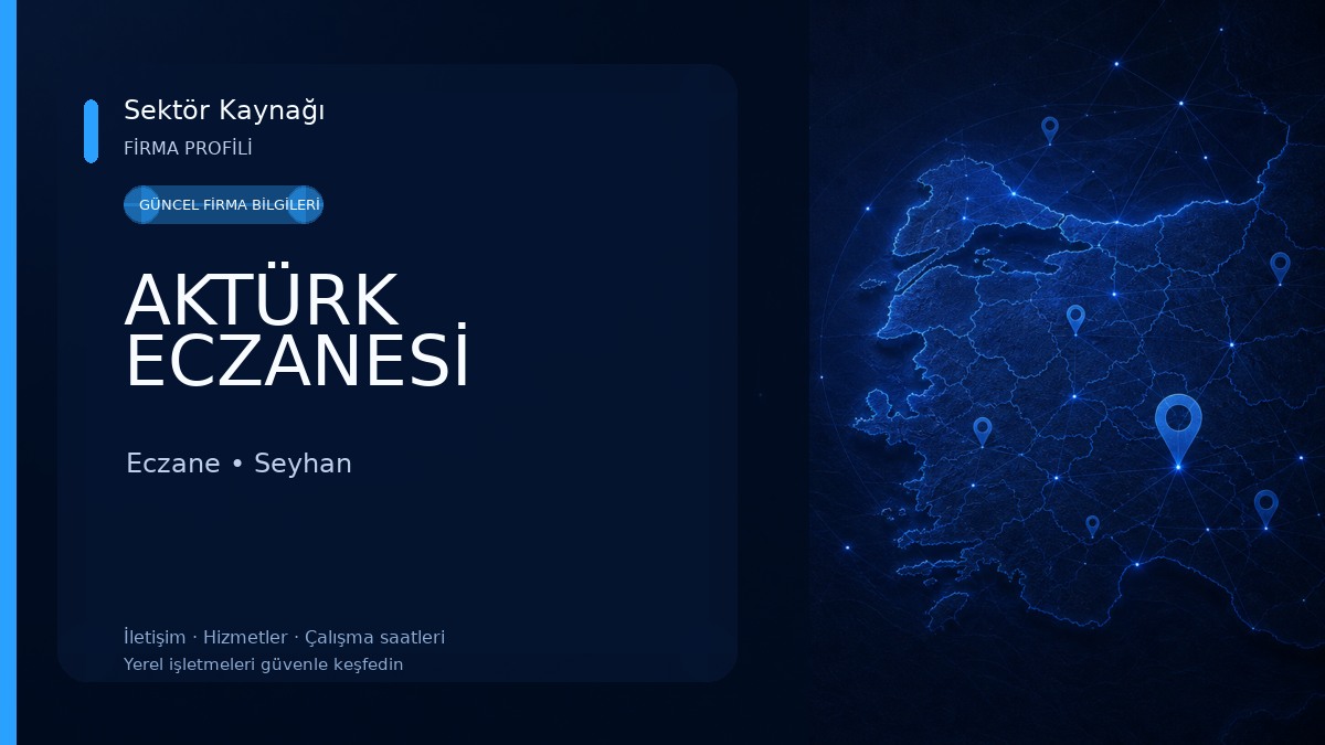 AKTÜRK ECZANESİ Eczane