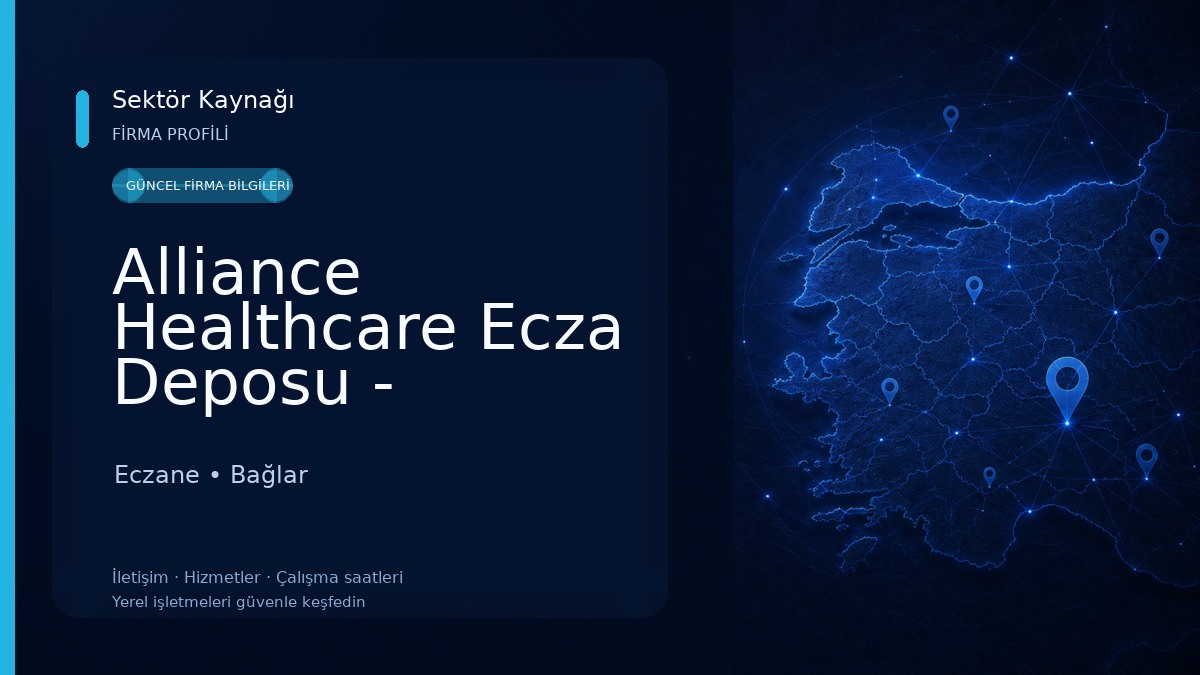 Alliance Healthcare Ecza Deposu - Diyarbakır Eczane