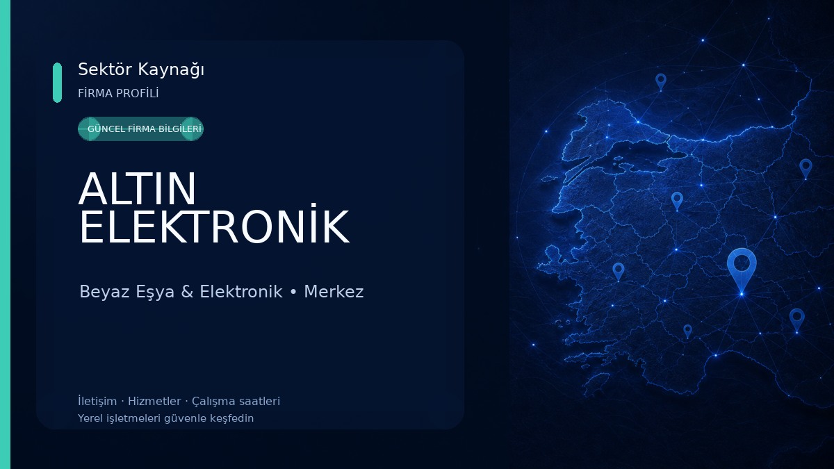 ALTIN ELEKTRONİK Beyaz Eşya & Elektronik