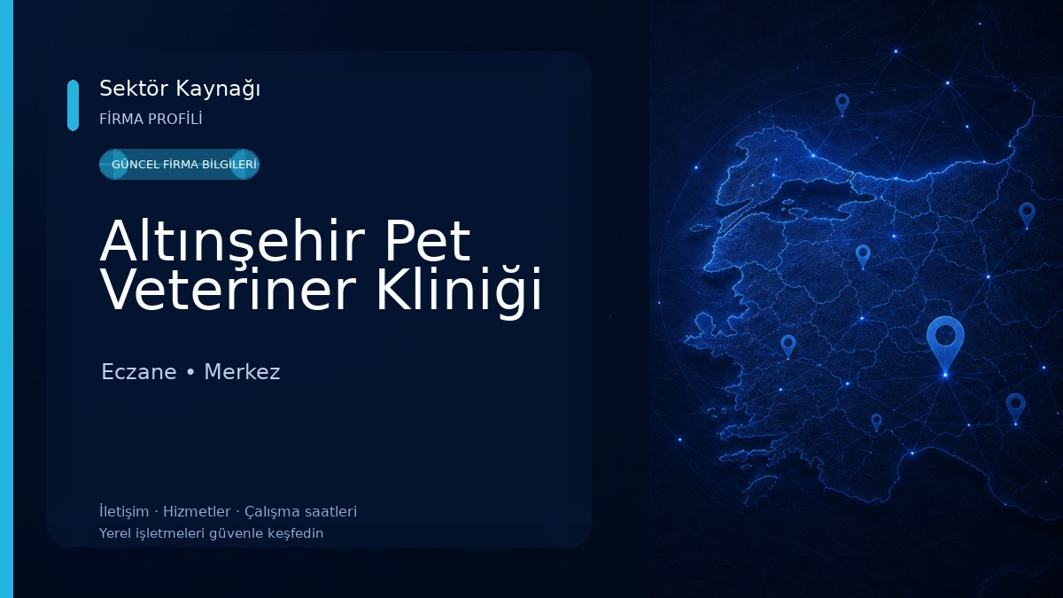 Altınşehir Pet Veteriner Kliniği Eczane