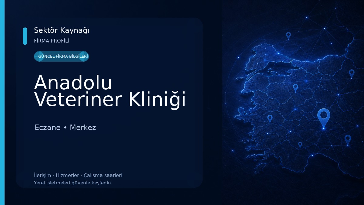 Anadolu Veteriner Kliniği Eczane