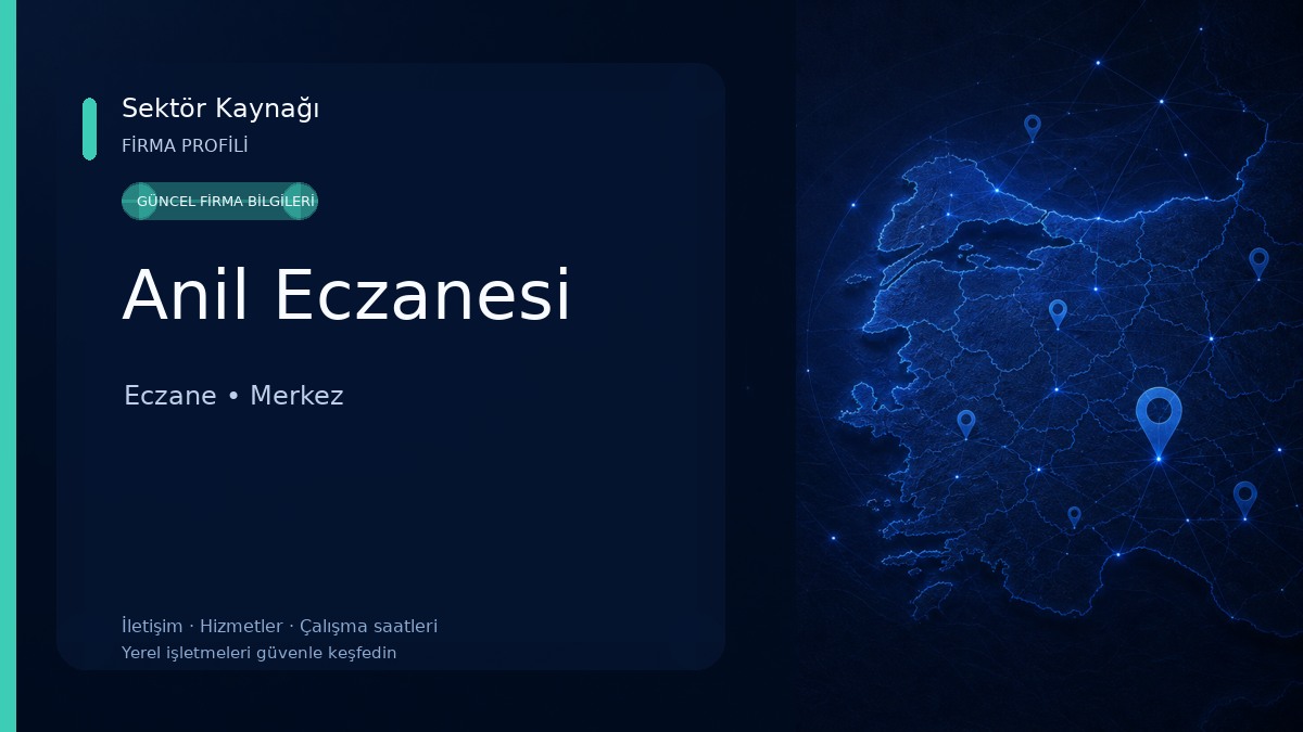 Anil Eczanesi 