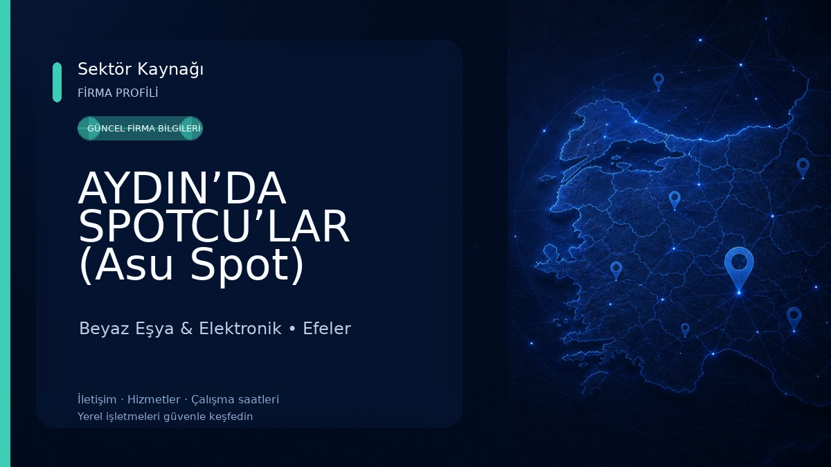 AYDIN’DA SPOTCU’LAR (Asu Spot) Aydın’da Spotcu -Beyaz Eşya- Mobilya- ikinci El eşya -Elektronik- EV EŞYASINA DAİR HERŞEY Beyaz Eşya & Elektronik