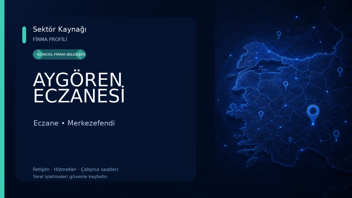 AYGÖREN ECZANESİ Eczane
