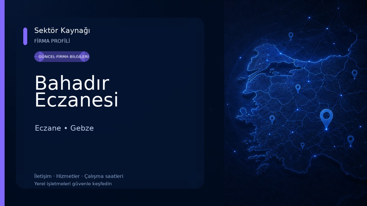 Bahadır Eczanesi Eczane