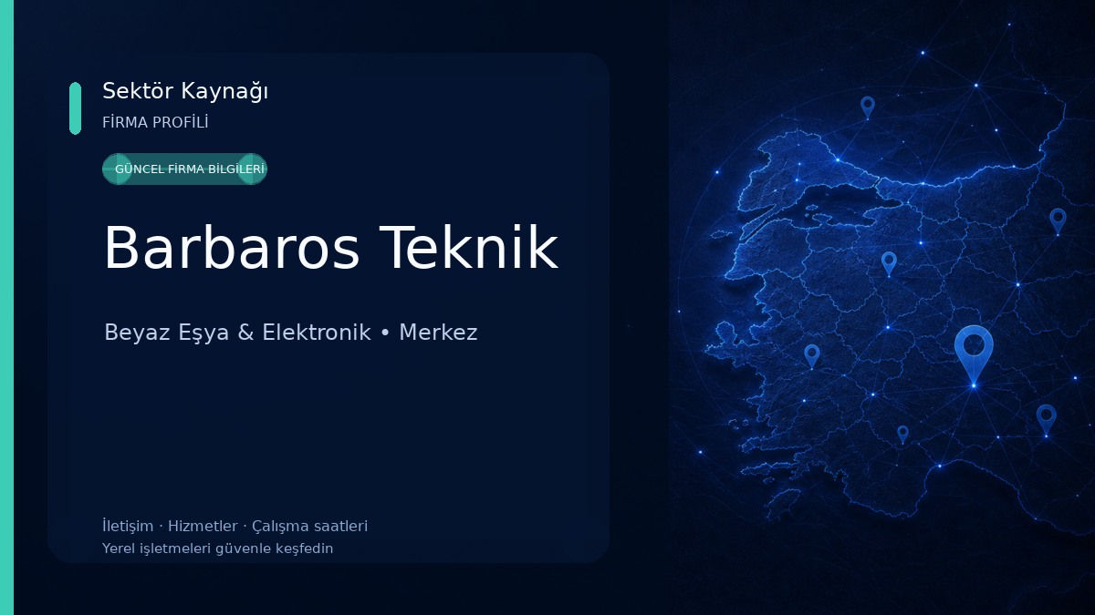 Barbaros Teknik Beyaz Eşya & Elektronik