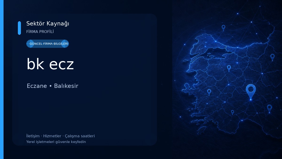 bk ecz Eczane