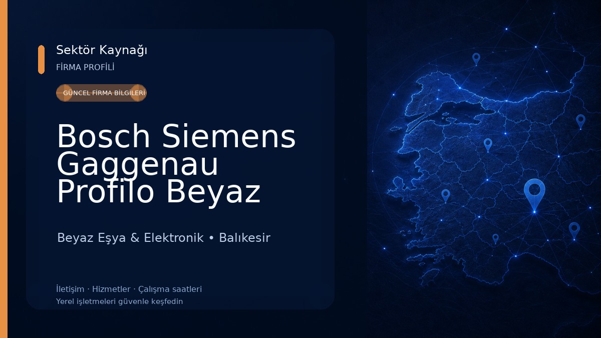 Bosch Siemens Gaggenau Profilo Beyaz Eşya Yetkili Merkez Servis Beyaz Eşya & Elektronik