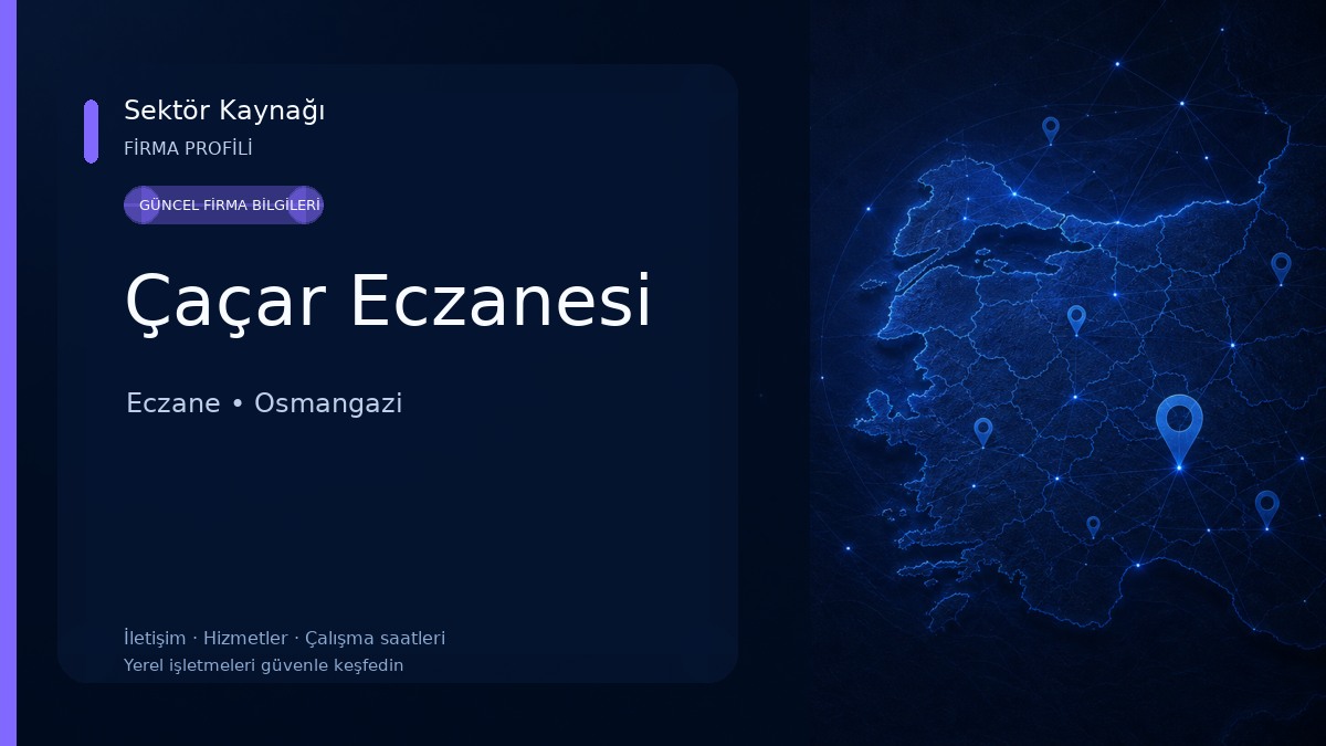 Çaçar Eczanesi Eczane