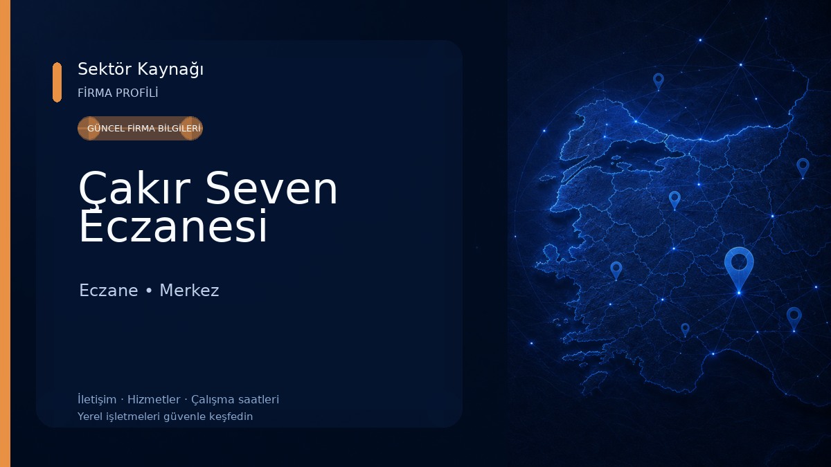 Çakır Seven Eczanesi Eczane