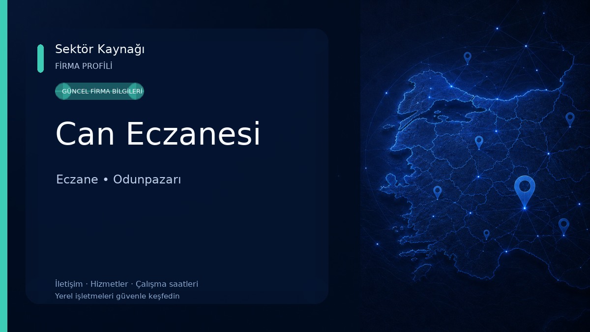 Can Eczanesi Eczane