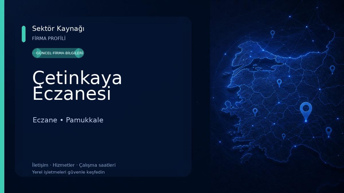 Çetinkaya Eczanesi Eczane