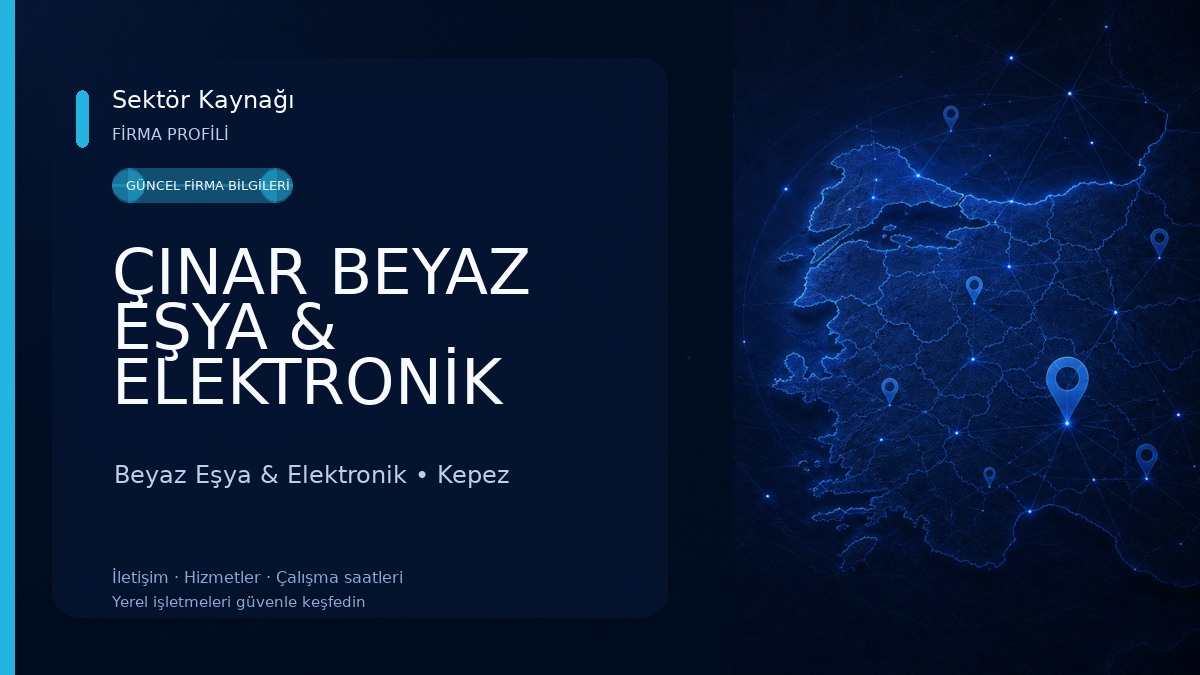 ÇINAR BEYAZ EŞYA & ELEKTRONİK Beyaz Eşya & Elektronik
