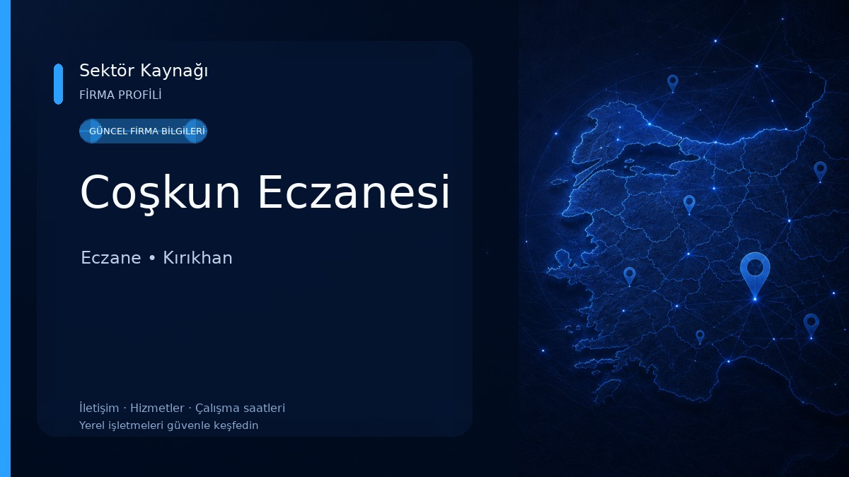 Coşkun Eczanesi Eczane