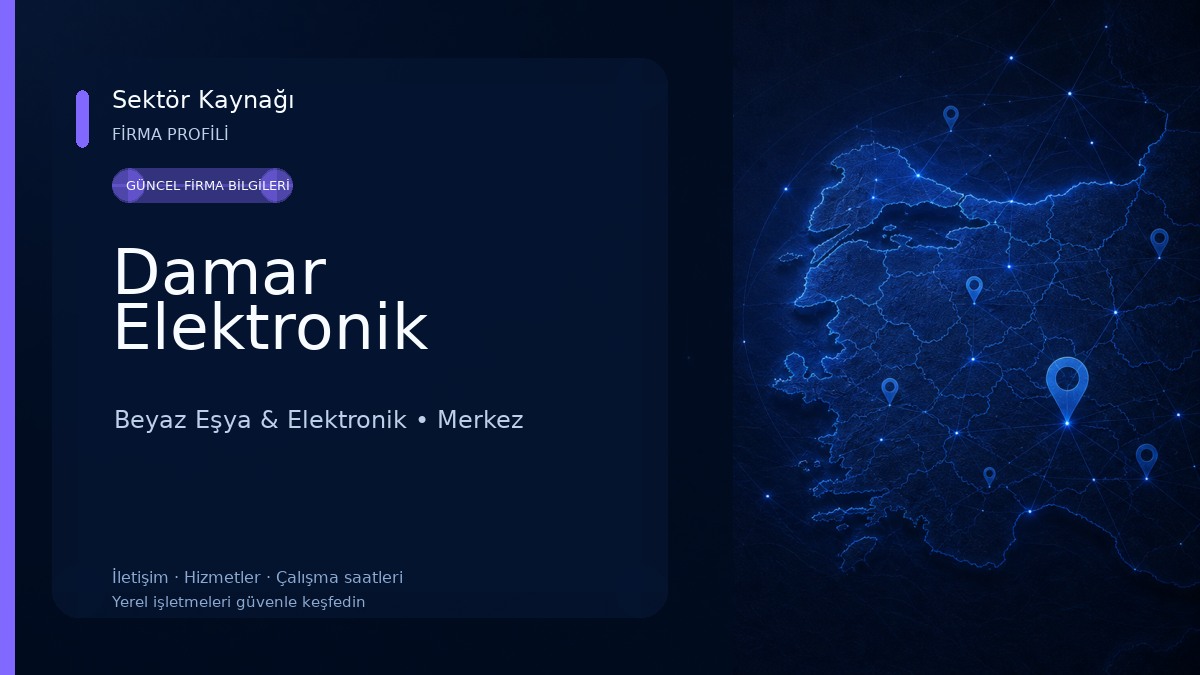 Damar Elektronik Beyaz Eşya & Elektronik