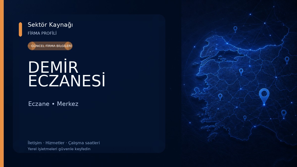 DEMİR ECZANESİ Eczane