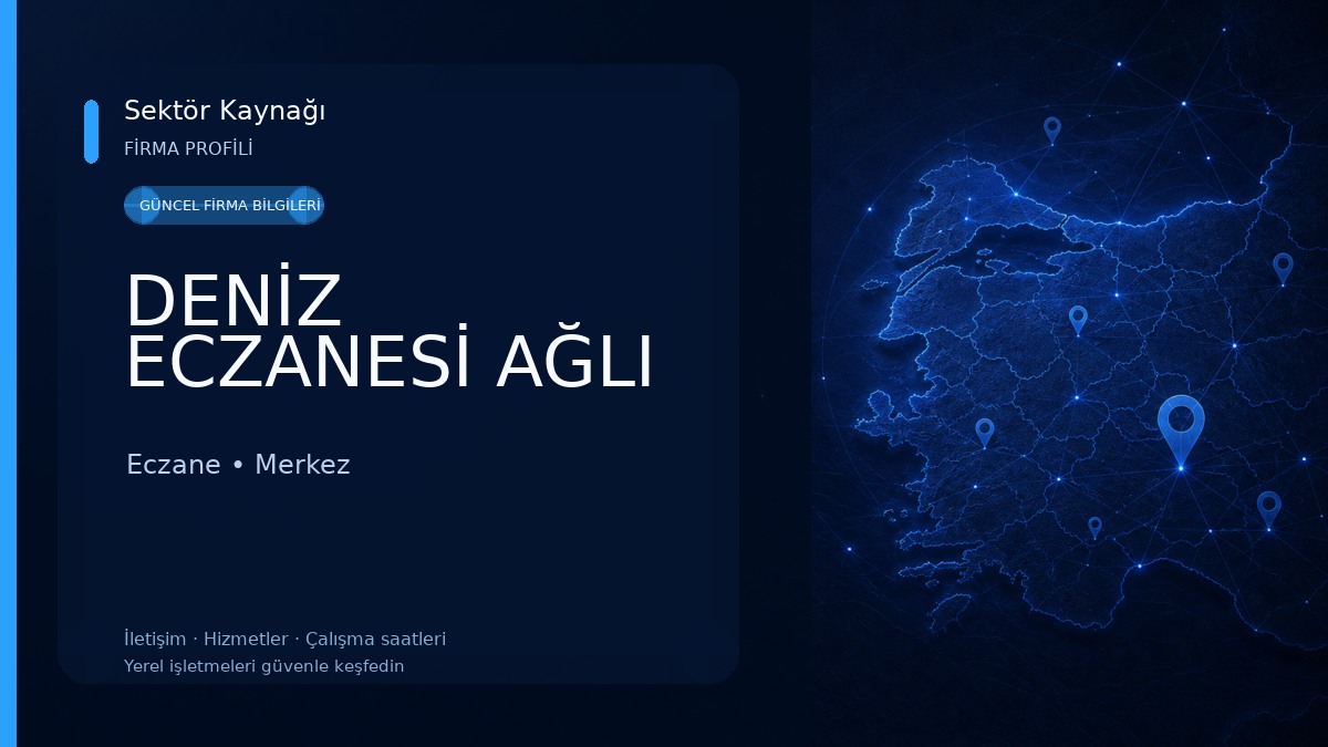 DENİZ ECZANESİ AĞLI Eczane