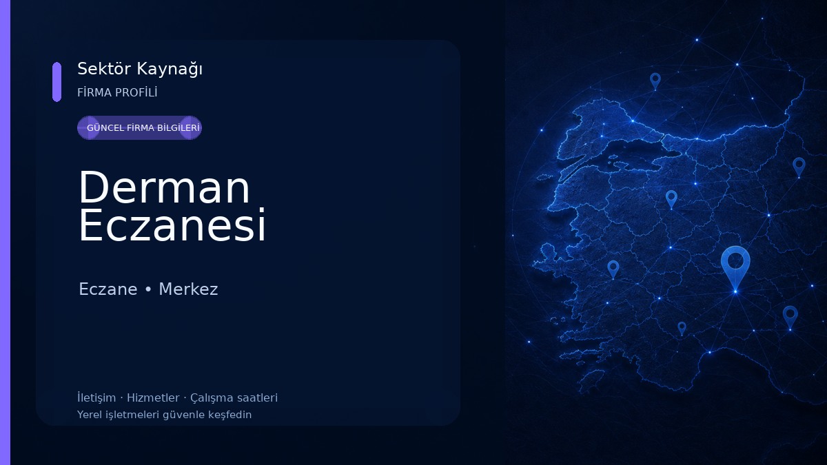 Derman Eczanesi Eczane