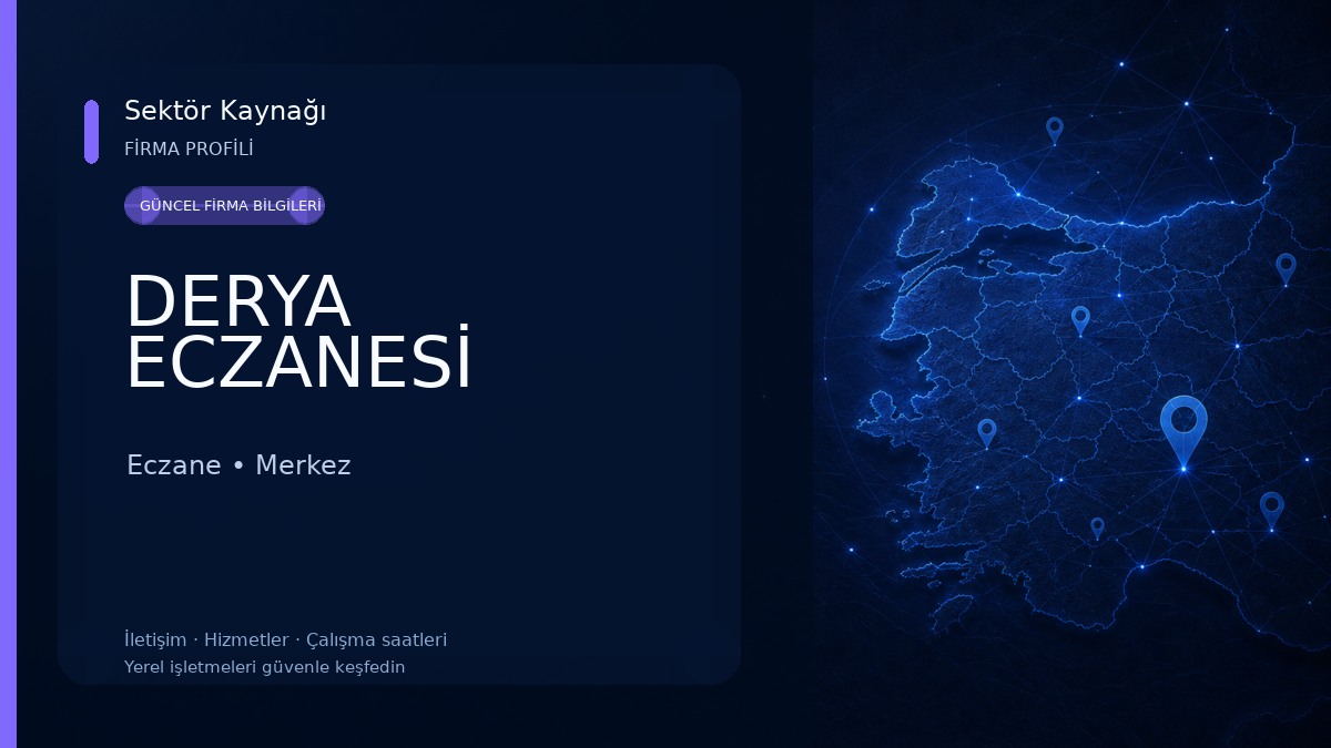 DERYA ECZANESİ Eczane