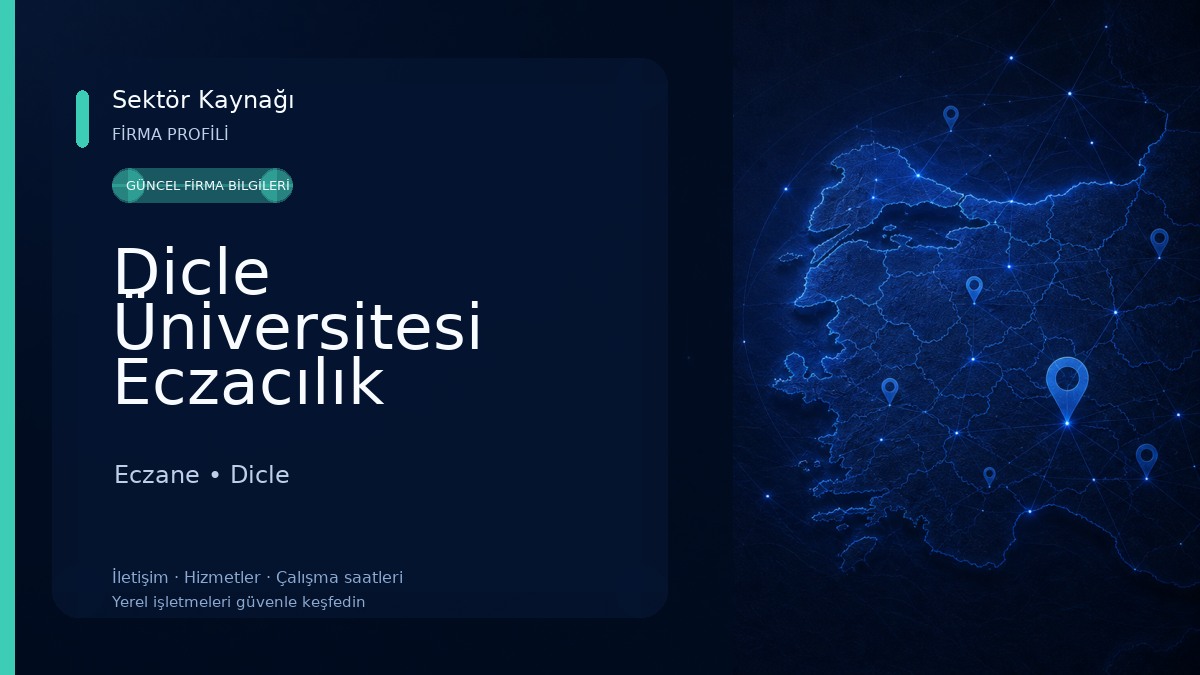 Dicle Üniversitesi Eczacılık Fakültesi Eczane