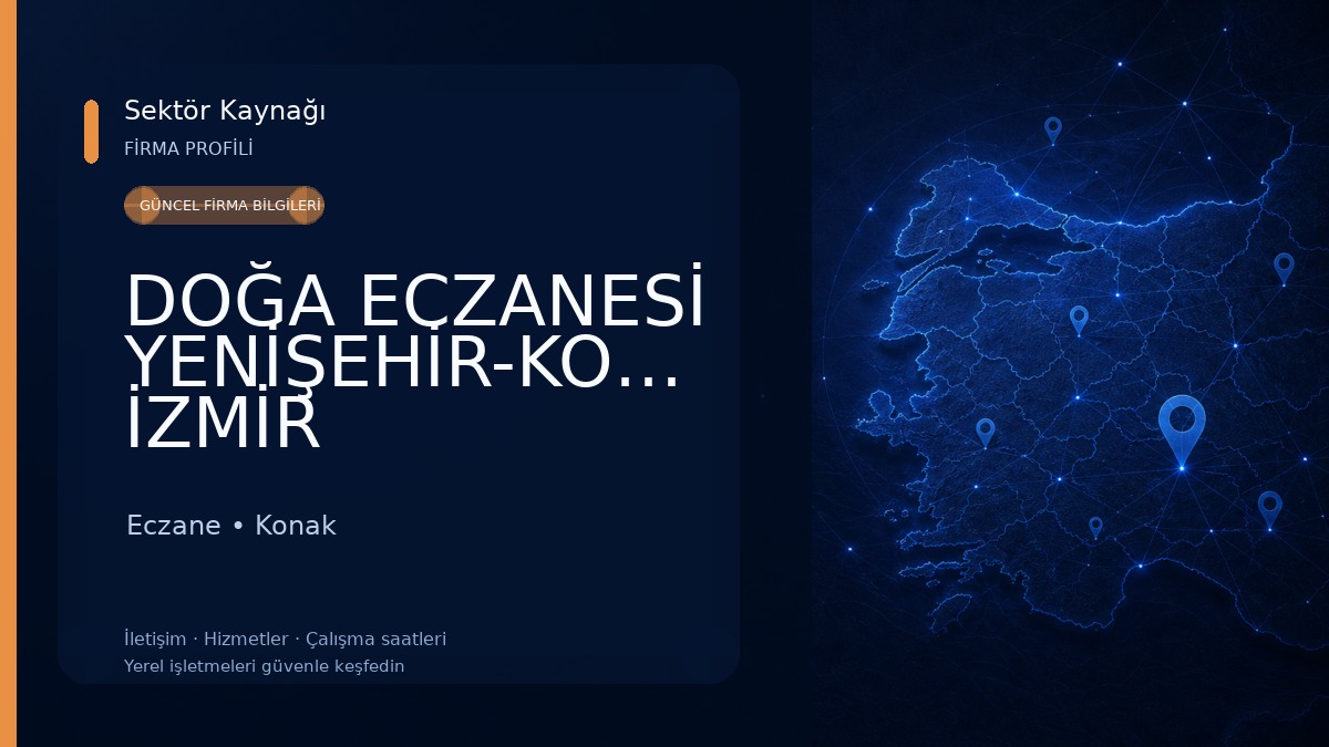 DOĞA ECZANESİ YENİŞEHİR-KONAK İZMİR 