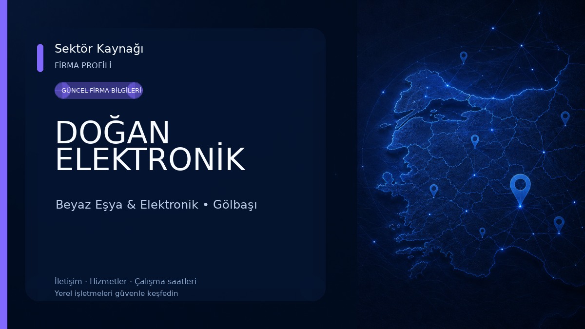 DOĞAN ELEKTRONİK Beyaz Eşya & Elektronik