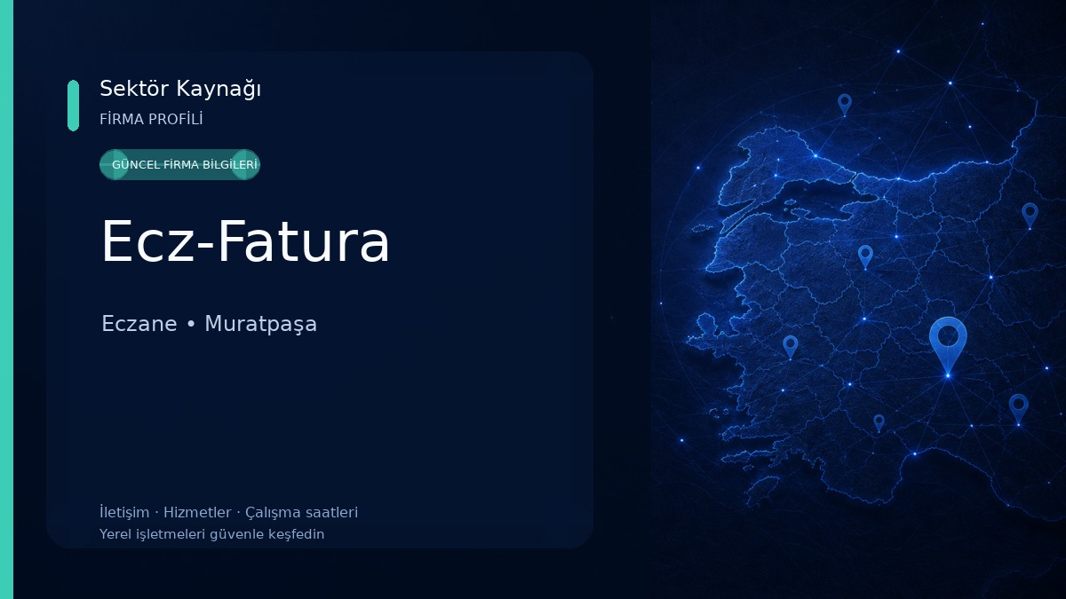 Ecz-Fatura Eczane