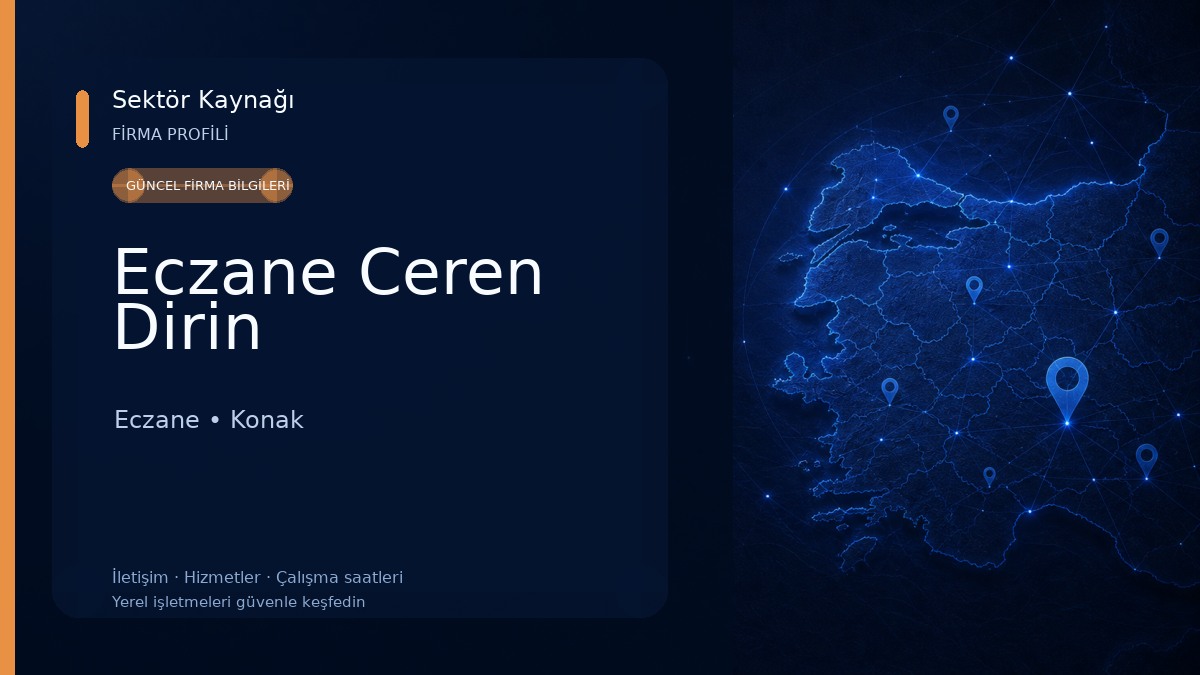 Eczane Ceren Dirin Eczane