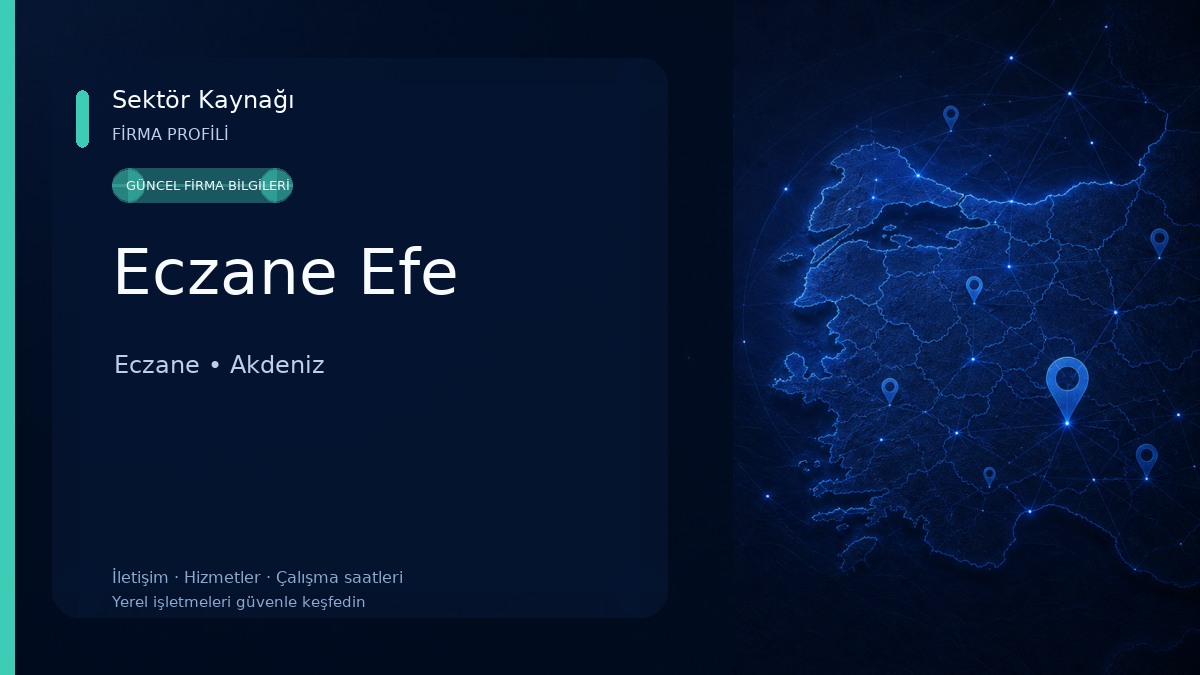 Eczane Efe Eczane