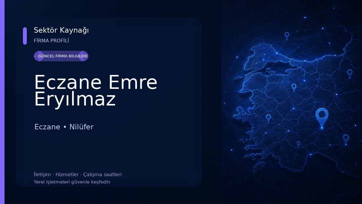 Eczane Emre Eryılmaz Eczane