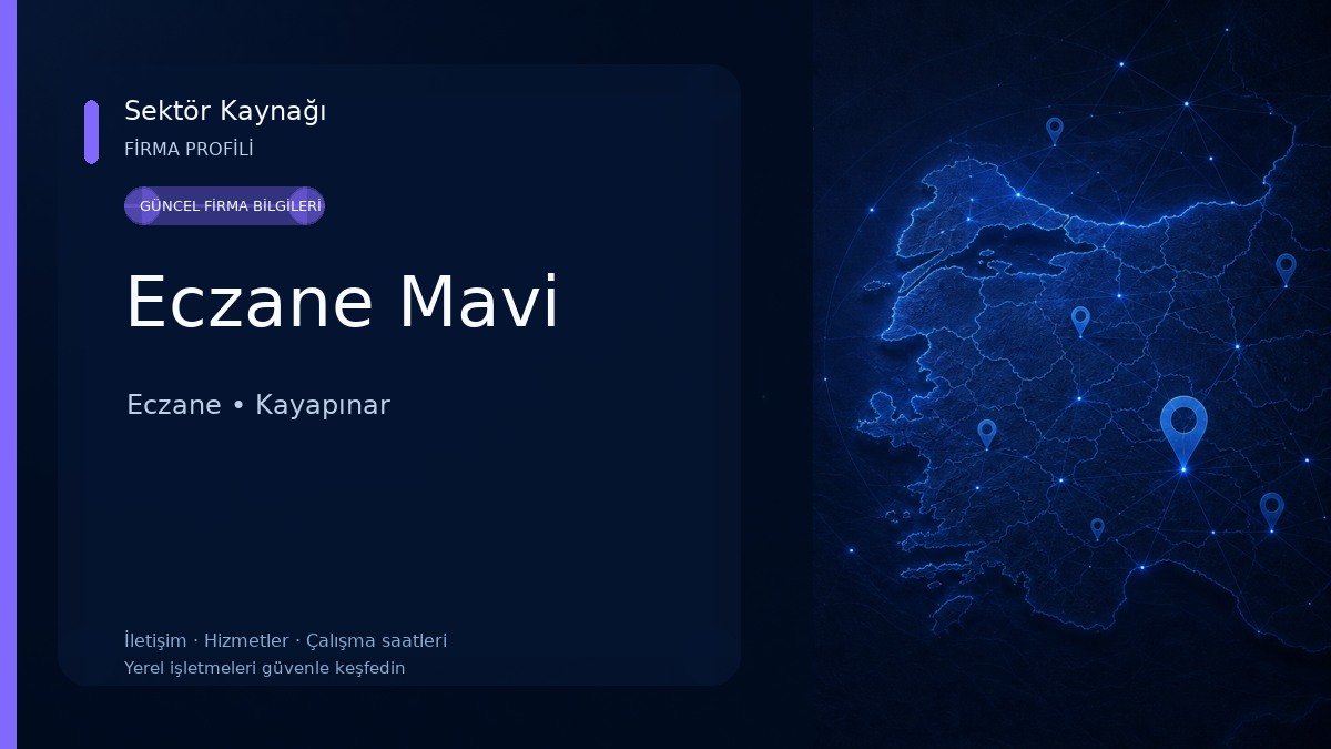 Eczane Mavi Eczane