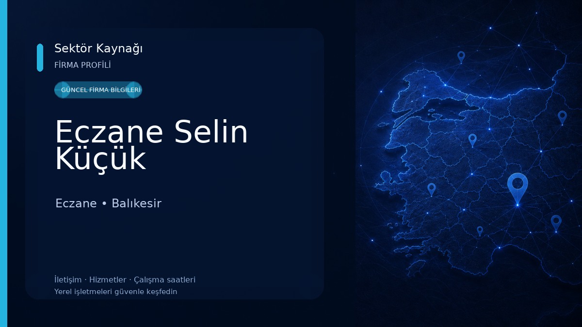 Eczane Selin Küçük Eczane
