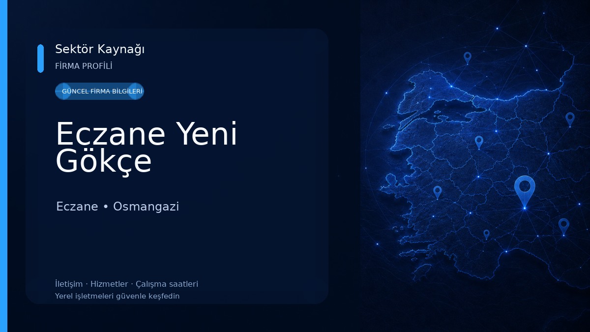 Eczane Yeni Gökçe Eczane