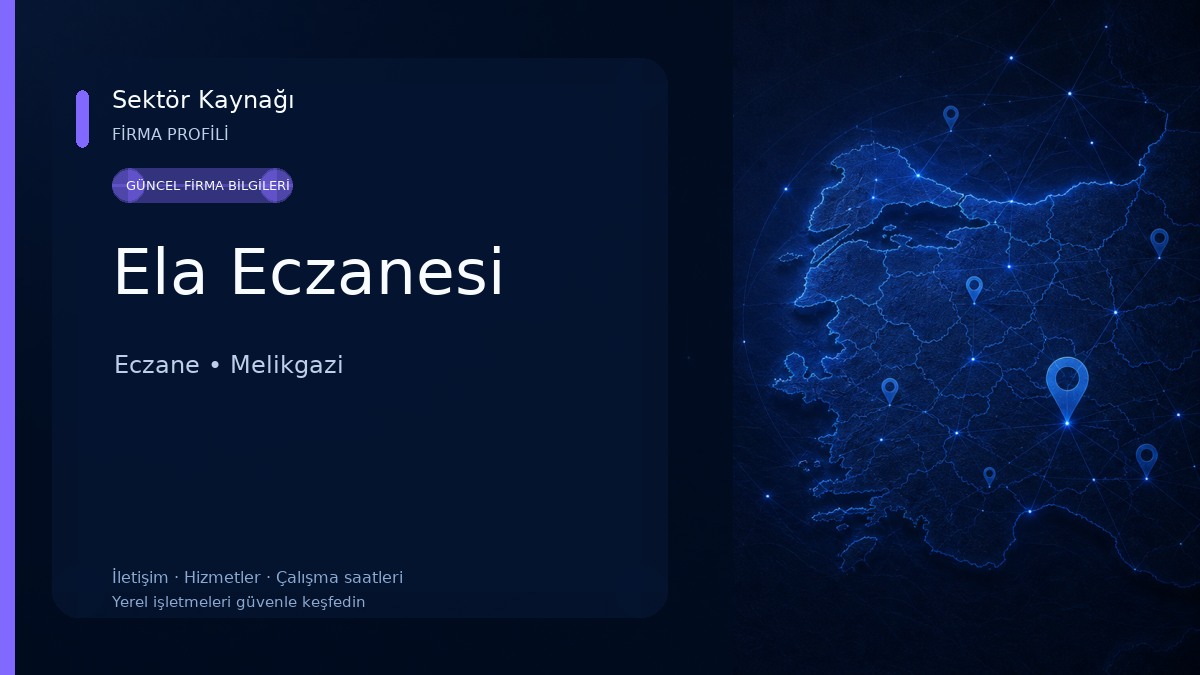 Ela Eczanesi Eczane