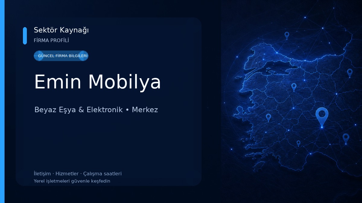 Emin Mobilya Beyaz Eşya & Elektronik