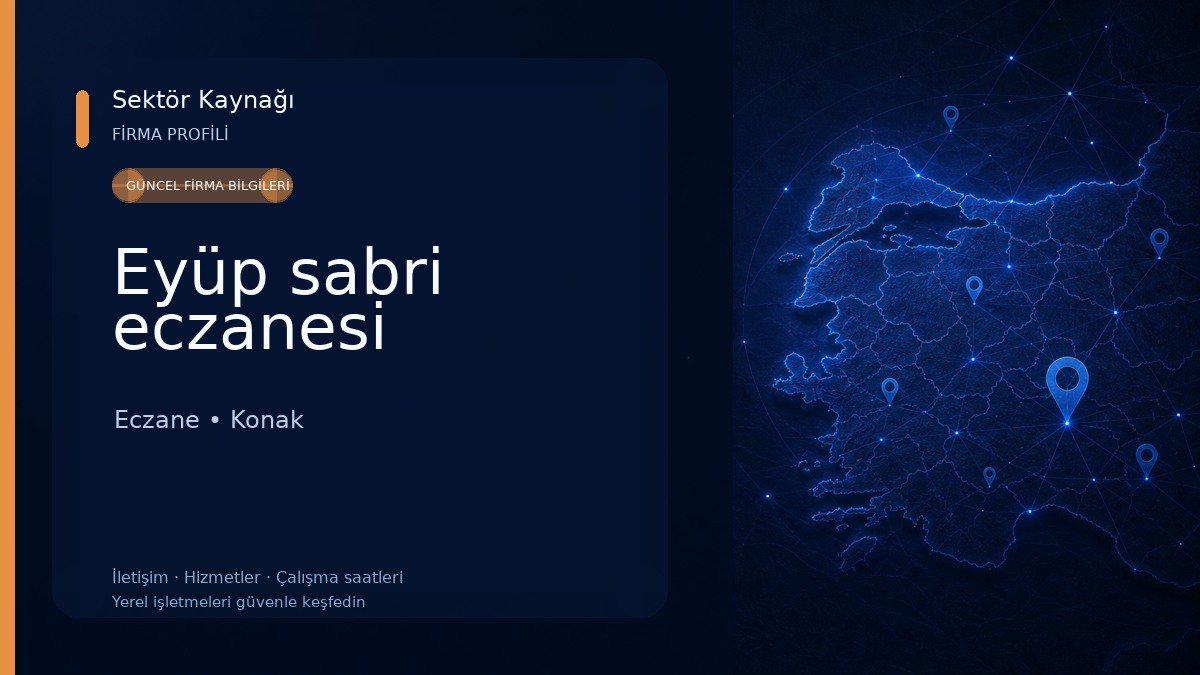 Eyüp sabri eczanesi Eczane