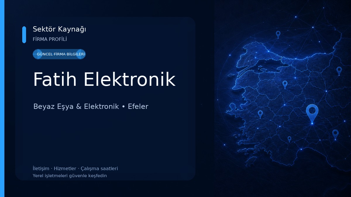 Fatih Elektronik Beyaz Eşya & Elektronik