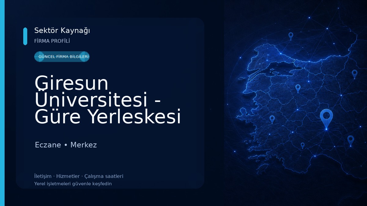 Giresun Üniversitesi - Güre Yerleskesi Eczane