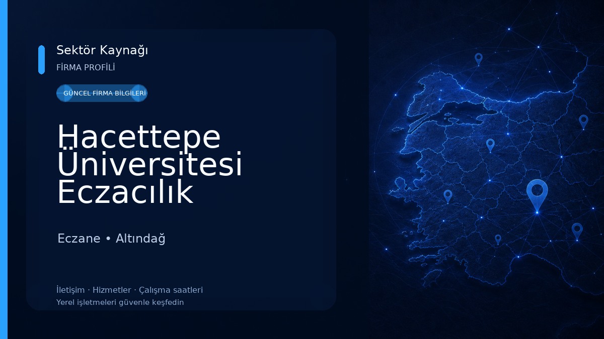 Hacettepe Üniversitesi Eczacılık Fakültesi Eczane