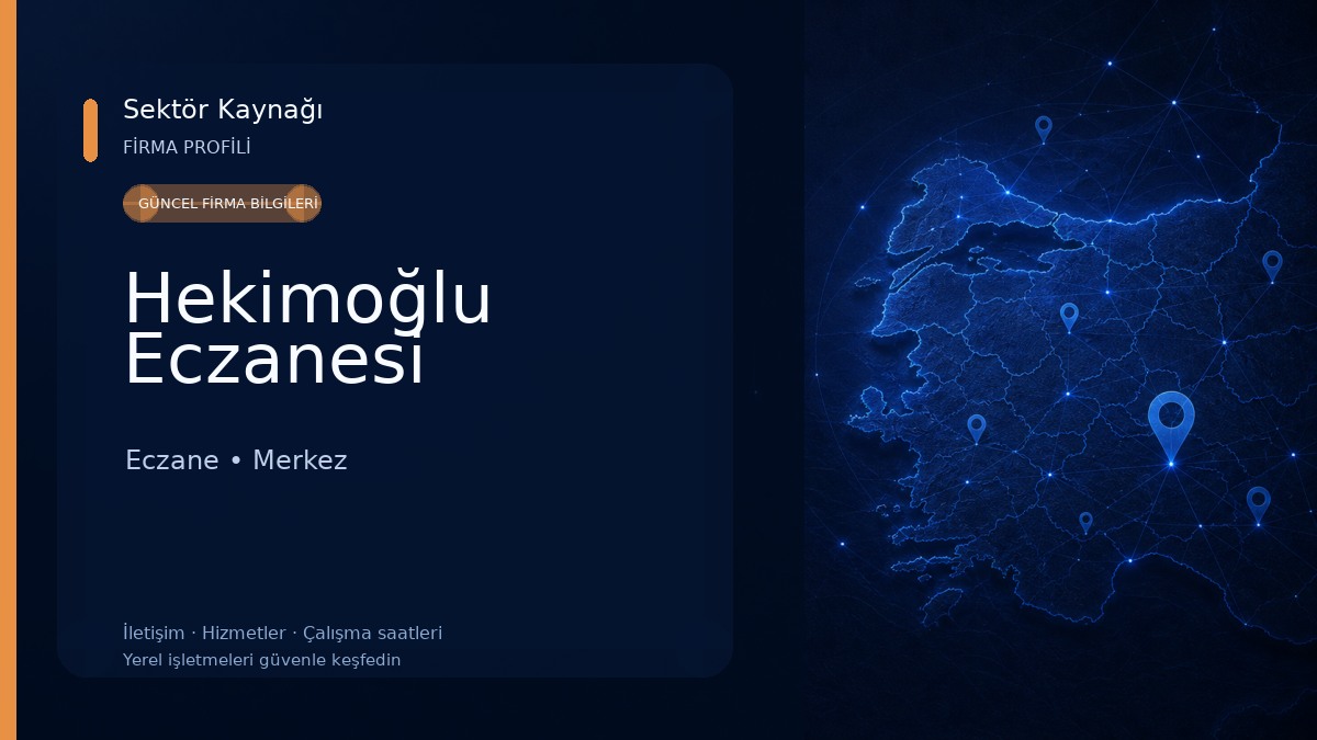 Hekimoğlu Eczanesi Eczane