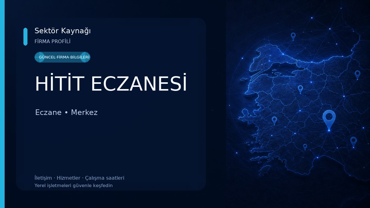 HİTİT ECZANESİ Eczane