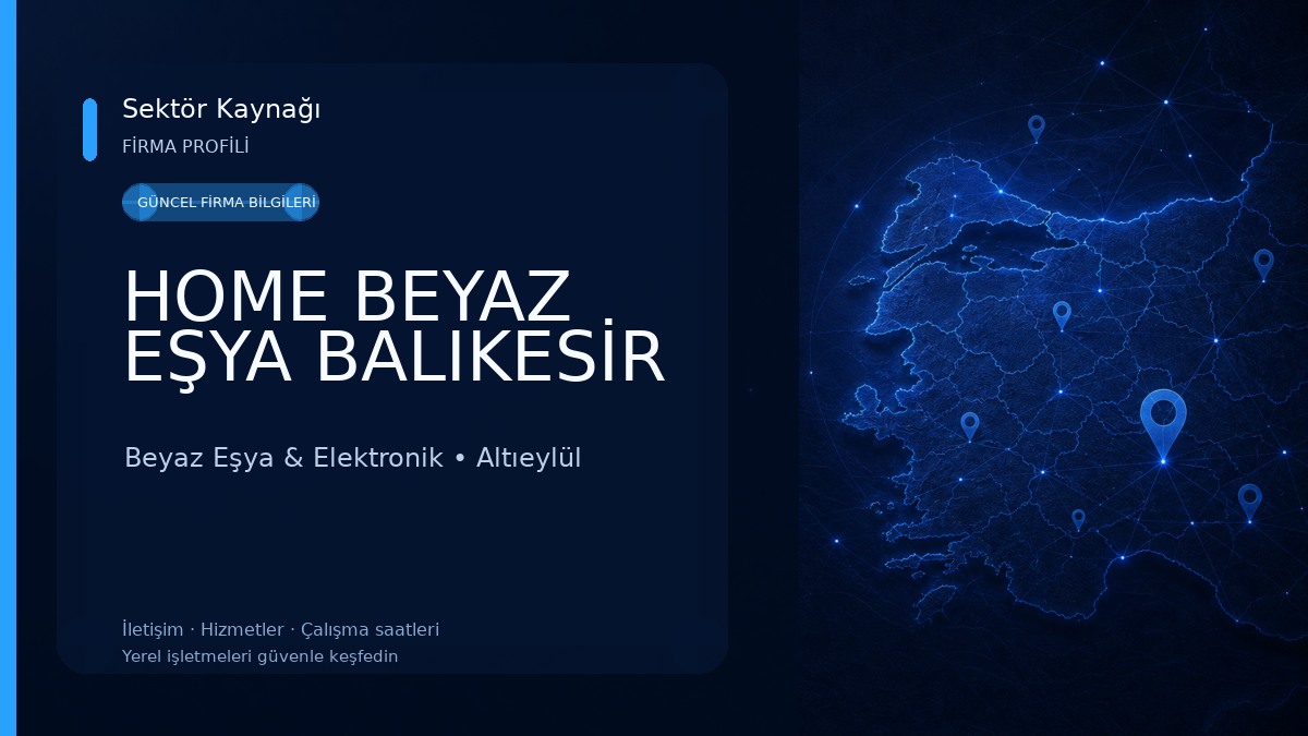 HOME BEYAZ EŞYA BALIKESİR 
