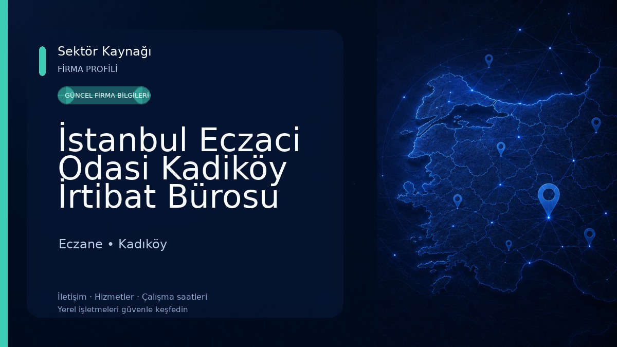İstanbul Eczaci Odasi Kadiköy İrtibat Bürosu Eczane