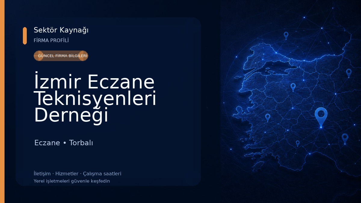İzmir Eczane Teknisyenleri Derneği Eczane