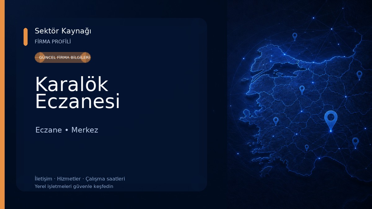 Karalök Eczanesi Eczane