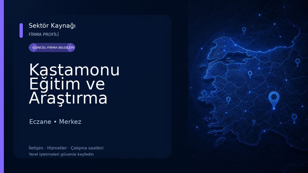 Kastamonu Eğitim ve Araştırma Hastanesi Eczane