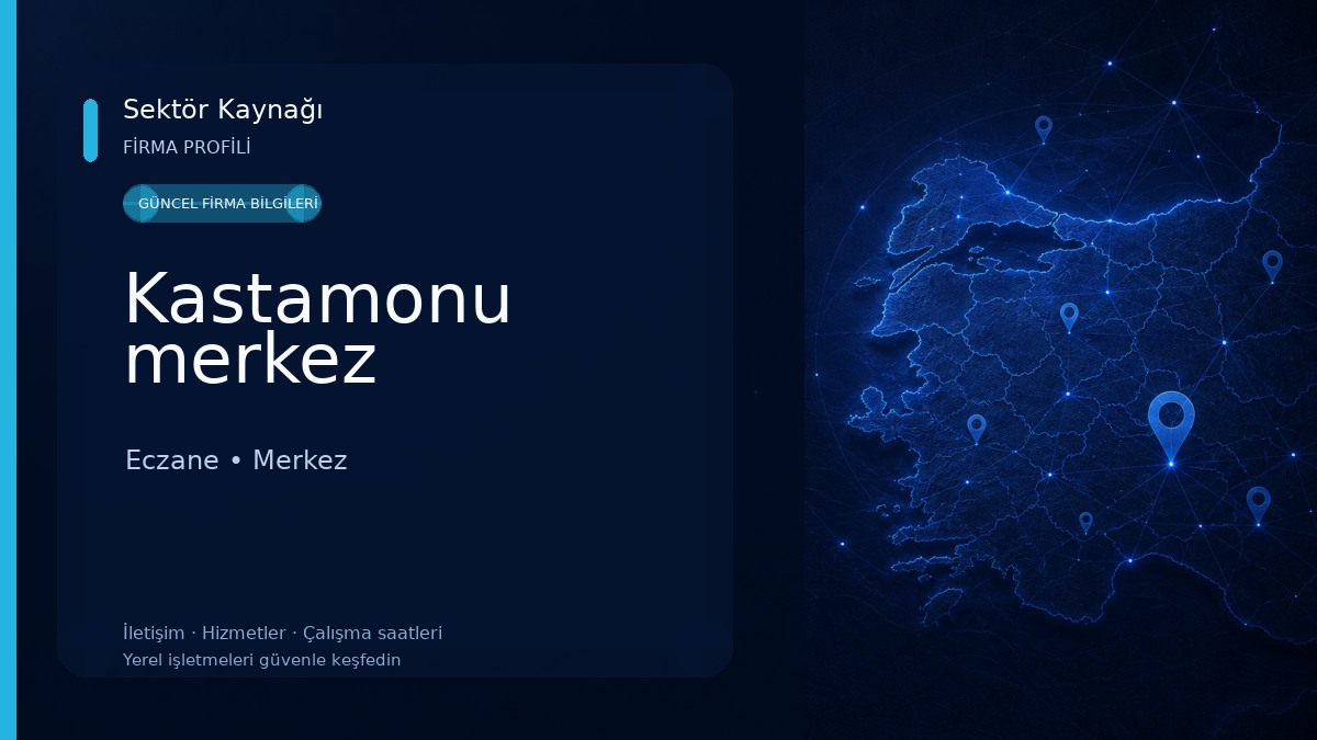 Kastamonu merkez Eczane