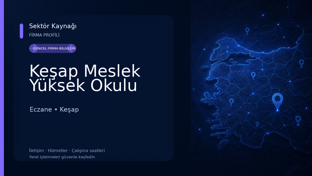 Keşap Meslek Yüksek Okulu Eczane